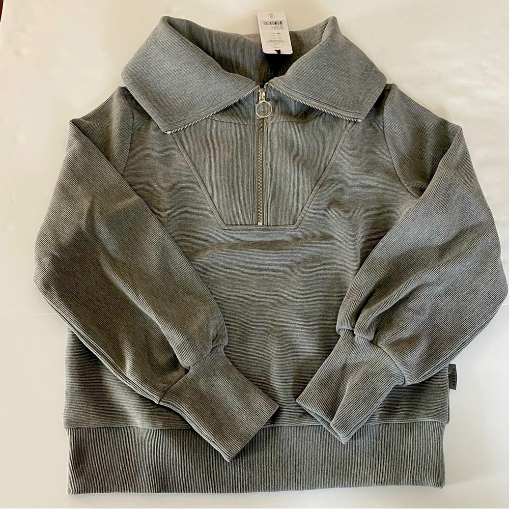 Varley Vine Half Zip Grey Mark